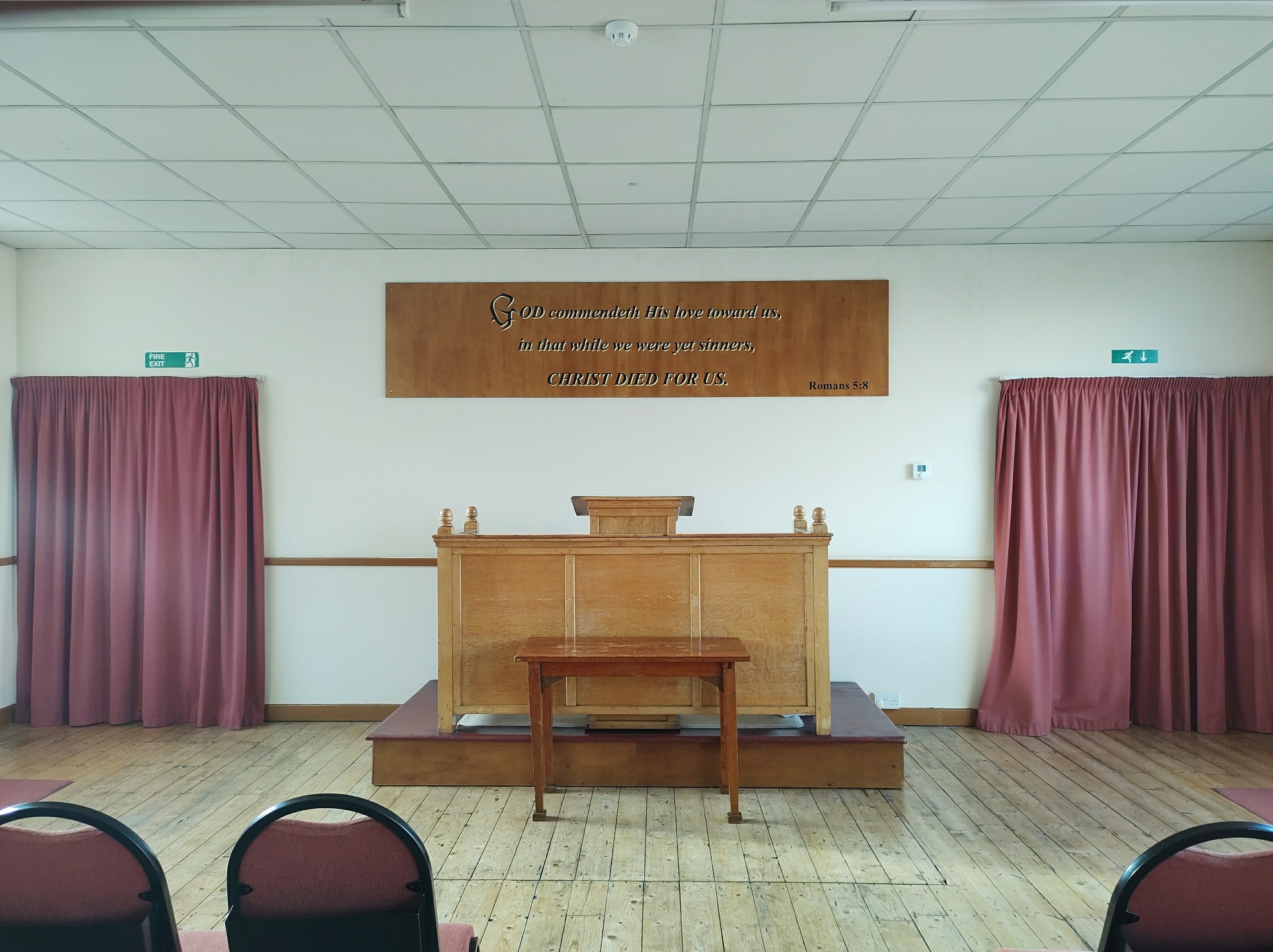 Internal View – Front of Hall